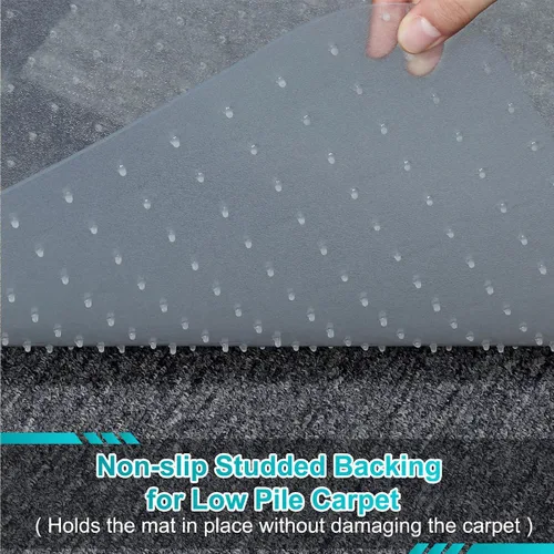 Vista 3 de BesWin Tapete para silla de oficina para alfombras, paquete de 2
