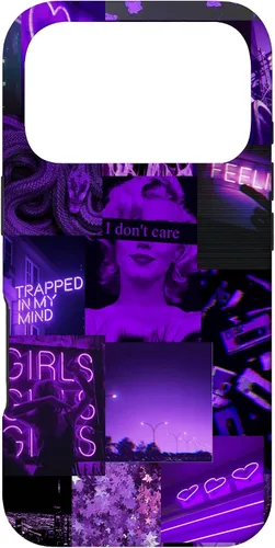 Vista 30 de Y2K - Carcasa para iPhone 17, diseño de collage estético, diseño moderno y psicodélico