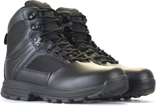 Vista 5 de LA Police Gear LAPG Sector - Botas de trabajo con cremallera lateral para Negro