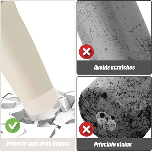 Vista 3 de Mity rain 2 piezas de botas protectoras de silicona para botellas y vasos FreeSip Sway de Owala de 30 oz y 40 oz - Accesorios para owala, mejora