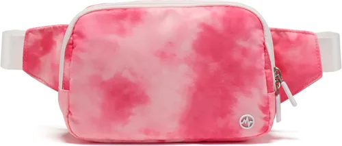 Vista 27 de Bolsa de Cinturón Pander Grande 2L, Riñonera de Nylon para Mujeres y Hombres con Correa Ajustable Negro Onyx