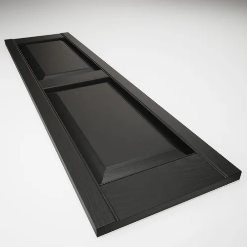 Vista 6 de Ekena Millwork Lifetime Vinyl LP2S12X03500BL - Persianas de vinilo estándar de dos paneles iguales de por vida, persianas de vinilo de panel 002