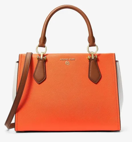 Vista 5 de Michael Kors Marilyn - Bolso mediano, Óptica Naranja Multi