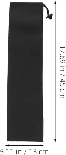 Vista 6 de LIOOBO Bolsa de poste de tienda: Bolsa de transporte de bastones de trekking Funda de repuesto para bastón, bolsa de almacenamiento larga portátil
