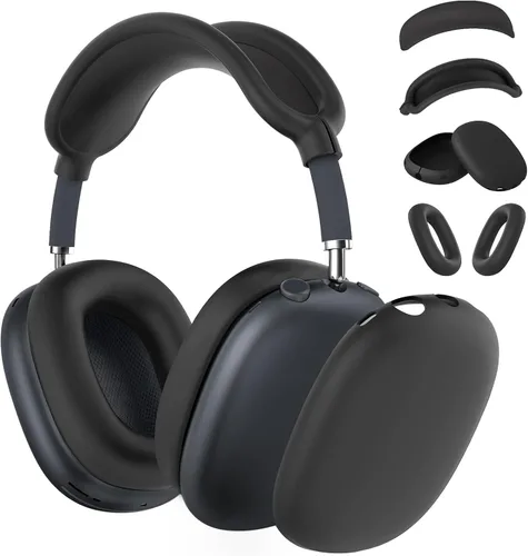 Vista 12 de Funda rígida para AirPods Max con modo de sueño, funda de transporte para auriculares con almohadillas de silicona para AirPods
