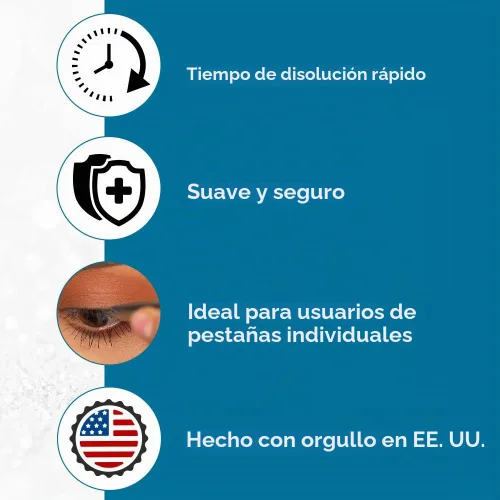 Vista 4 de Libre de adhesivos de pestaña Ardell, eliminador de pestañas falsas y adhesivos, 2 onza