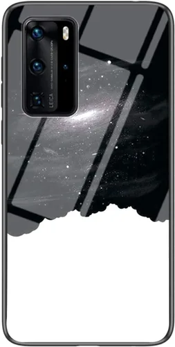 Vista 12 de IVY Funda de cristal templado cielo estrellado para Huawei P40 Pro+ Plus Case - A