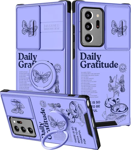Vista 200 de Funermei para Samsung Galaxy Z Flip 4 Funda - Funda de Teléfono Bonita para Mujeres y Niñas con Mariposas Bonita Estética Femenina Diseño