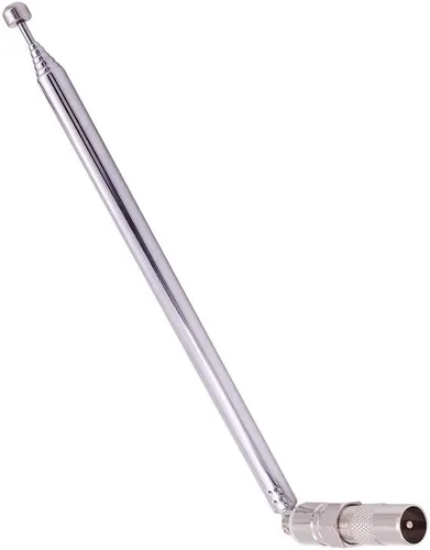 Vista 8 de Antena de radio telescópica de FM, antena masculina del enchufe de 75