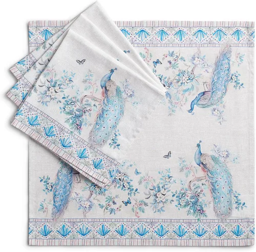 Vista 58 de Maison d' Hermine Juego de 4 servilletas de tela 100% algodón, suaves y duraderas, servilletas cuadradas reutilizables para uso diario, lavables