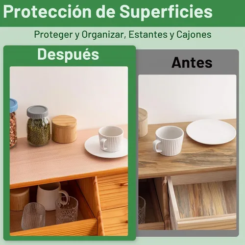 Vista 11 de Amrules Revestimiento de estante, alfombrillas para cajones de 12 pulgadas