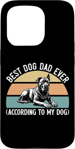 Vista 14 de Cane Corso Mastiff, Best Dog Dad Ever According to My Dog Case for iPhone 17