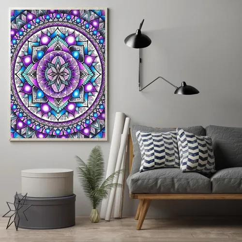 Vista 8 de JFYHAB Kits de pintura de diamantes de mandala para adultos, kits de arte de diamantes de imitación 5D para adultos, niños y principiantes, kit