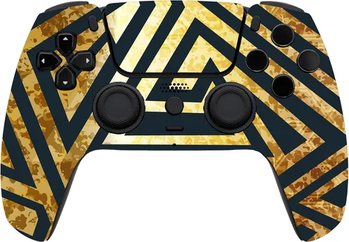 Vista 23 de ProControllers LLC Custom Wireless Controller for PS5 - Hand Airbrushed & Multiple Designs Available (Alligator)