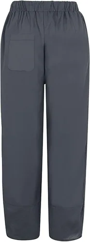 Vista 3 de FEDULKSTORE Pantalones de pierna ancha de algodón y lino para mujer, pantalones palazzo casuales de verano de cintura alta, pantalones holgados