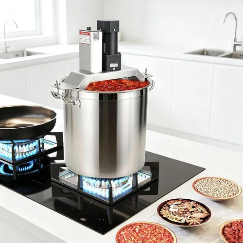 Vista 7 de Upgraded Automatic Food Mixer, 6QT Stainless Steel Stand Mixer, Pure Copper Motor, 6-Speed Kitchen Mixer with Anti-Splash Guard for Baking 80