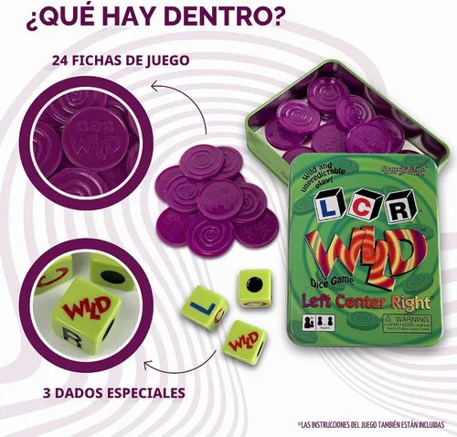 Vista 2 de George and Company GEO0723 LCR (R) Juego de dados salvajes