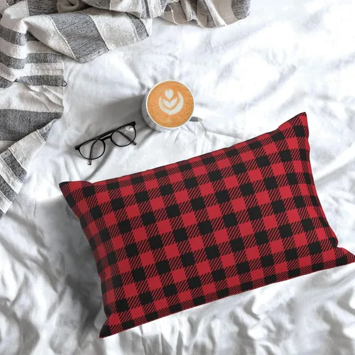 Vista 5 de Fundas de almohada de terciopelo con cremallera oculta, suaves y acogedoras fundas de almohada de franela de felpa con cremallera, compatibles