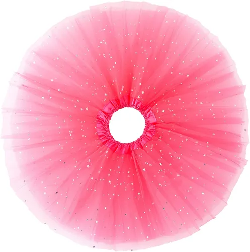 Vista 2 de Jastore Vestido de ballet de princesa con lentejuelas y estrellas en capas para niñas