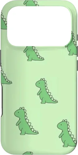 Vista 30 de Lindo dinosaurio verde bebé Dino TRex en verde para mujeres y niñas caso para iPhone 17