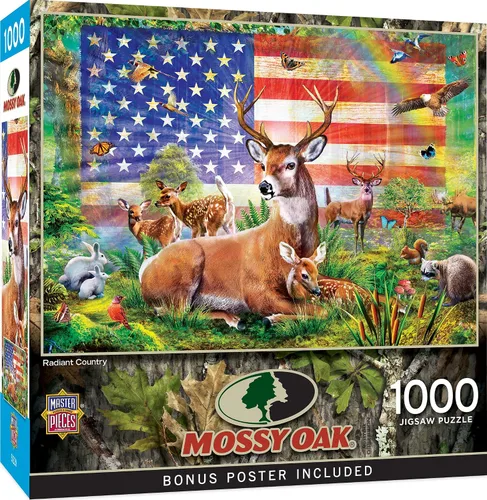 Vista 12 de MasterPieces Mossy Oak - Freedom for All - Rompecabezas de 1000 piezas
