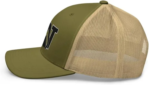 Vista 3 de Retro Divertido Sexy Gato Chica Oruga Mujer Camuflaje Con Puños Gorra Trucker