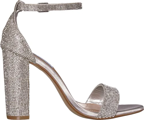 Vista 6 de Steve Madden mujeres Carrson cuero puntera abierta ocasión especial correa de tobillo san