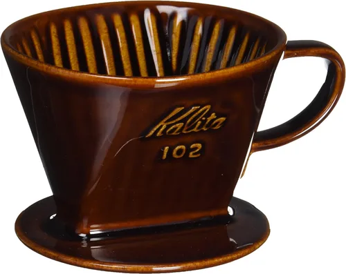 Vista 5 de Kalita Gotero de café de cerámica (negro) para 2-4 tazas (#02005)