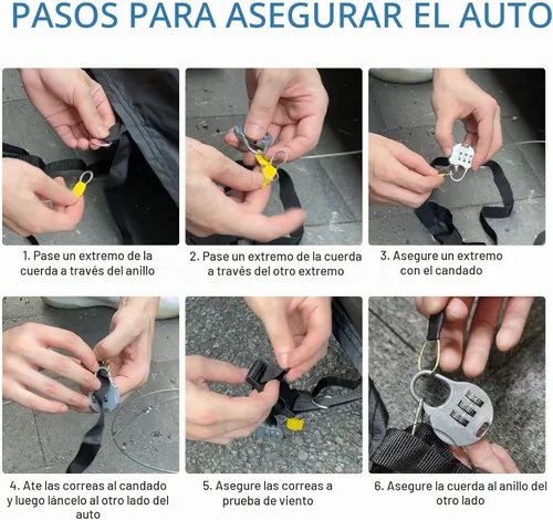 Vista 9 de Funda impermeable de repuesto para camioneta Nissan Frontier Crew Cab cama de 5 pies, 6 capas para todo tipo de clima, cubierta de camión con puerta