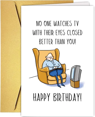 Vista 14 de Supoeguk Divertida tarjeta del día del padre para marido, tarjeta feliz del día de la madre para esposa, tarjeta de aniversario humorística