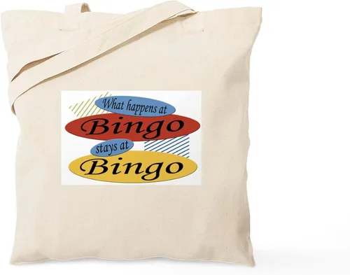 Vista 8 de CafePress Bingo Lingo Tote Bag Natural Canvas Tote Bag, Bolso de compras de tela, Caqui