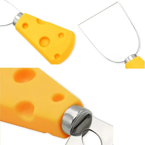 Vista 5 de Cuchillo de queso, juego de 7 cuchillos de queso para tabla de embutidos, cortador de cuchillos de queso, tenedor de quesos pequeños, juego
