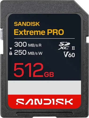 Vista 16 de SANDISK Tarjeta de memoria SD Extreme PRO de 512 GB, velocidades de lectura
