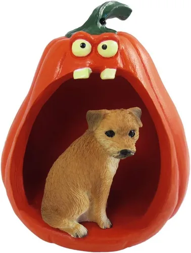 Vista 96 de Conversation Concepts Figura de Corgi galés de Halloween y calabaza Welsh Corgi Pembroke
