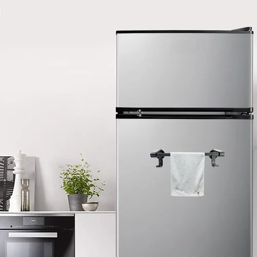Vista 7 de Toallero magnético para toallero, toallero con ganchos de almacenamiento para refrigerador, estufa de cocina, horno, lavavajillas, lavadora