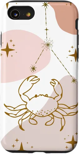 Vista 18 de Cancer Celestial Zodiac Sign Constellation Pastel Aesthetic Case for iPhone 17
