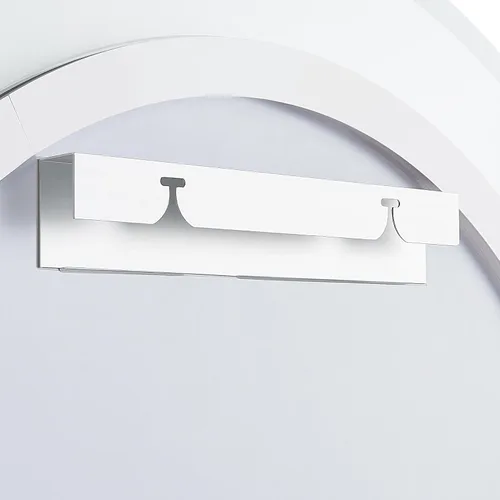 Vista 2 de Signature Hardware 484930 Loula 32" Espejo de baño LED redondo sin marco con temperatura de color ajustable - N/A