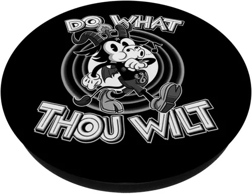 Vista 2 de 666 Do What Thou Wilt Satanic Baphomet 30s - Soporte para teléfonos y tabletas