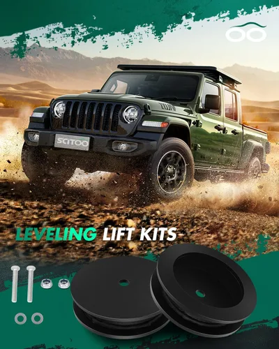Vista 7 de SCITOO para Jeep Kit de elevación de nivelación trasera de 1.5 pulgadas, espaciadores de elevación trasera, kits de elevación de suspensión