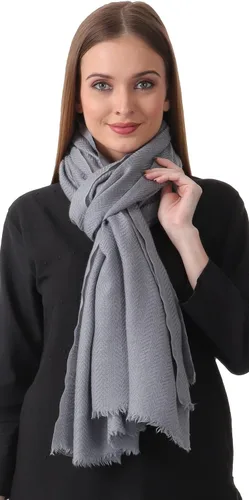 Vista 42 de 100% puro CASHMERE 2PLY BUFANDA/STOLE, HERRINGBONE SUPER SUAVE, GRUESO, LIGERO, PASHMINA