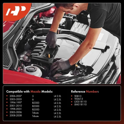 Vista 2 de A-Premium Iridium Platinum Bujías compatibles con Mazda 6 2003-2005, 5 2006-2007, Tribute 2005-2006/2008, B2300 1994-1997/2001-2010, B2500