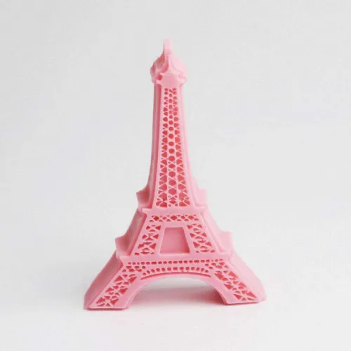 Vista 6 de Molde de silicona de la torre Eiffel de París, molde de fondant de chocolate 3D para decoración de tartas, mini molde de arcilla polimérica