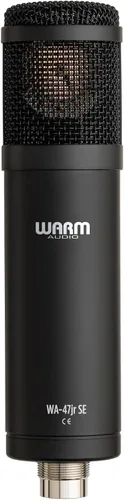 Vista 3 de Micrófono de condensador de diafragma grande Warm Audio WA-47jr SE, negro