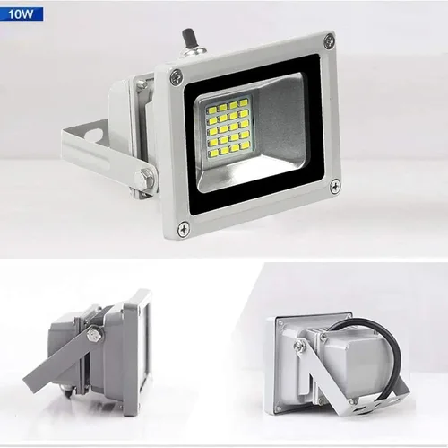 Vista 7 de 6000K Cool White Low Voltage LED Floodlight 10W - 1000 Lumens, IP66 Waterproof, 12V/24V for Landscape, Garden Accent & Watercraft Lighting