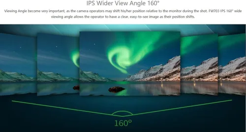 Vista 8 de FEELWORLD FW703 7 pulgadas DSLR en cámara monitor de campo 3G SDI 4K HDMI entrada salida salida video asistencia pico enfoque IPS Full HD 1920x1200