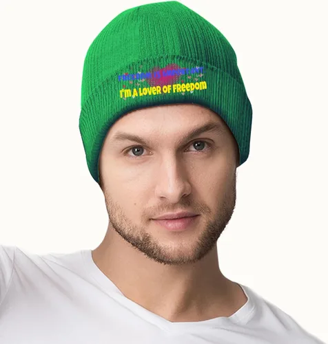 Vista 3 de Gorros de punto personalizados de invierno para añadir diseño con tu propio textologotipoimagen, regalos para padre, amante, amigo, Blackishgreen 0