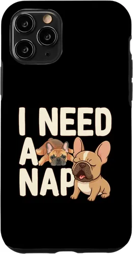 Vista 29 de I Need a Nap Funny French Bulldog Mom Life Tired Parent Case for iPhone 16