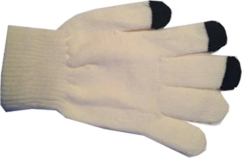Vista 7 de IT'S RIDIC! Guantes de invierno elásticos para pantalla táctilmensajes de texto con una textura suave. Solo lo suficientemente gruesos como