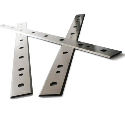 Vista 2 de OSCARBIDE Cuchillas cepilladoras HSS de 13", juego de 3 piezas, para DeWalt DW735/DW735X, cuchillos de repuesto DW7352 plateado