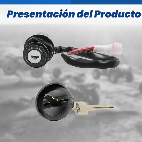 Vista 7 de WFLNHB Interruptor de encendido con llave de repuesto para Yamaha Raptor 250 350 660R 700